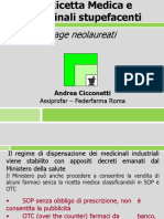 La Ricetta Medica e I Medicinali Stupefacenti - Stage Neolaureati