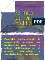 Seminario_II_Permita que Dios sea Dios