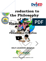 Introduction To The Philosophy of The Human Person: Philosophical Reflection