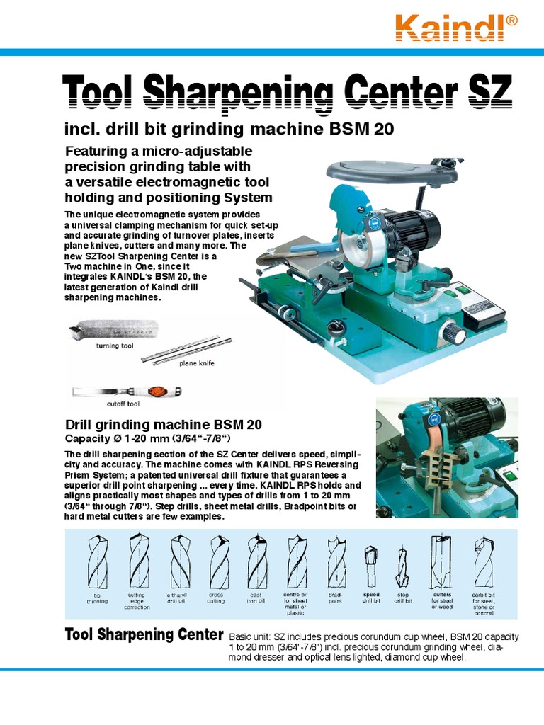 Apresentacao AFIADORA UNIVERSAL 2020 | PDF | Grinding (Abrasive Cutting ...