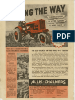 Allis-Chalmers Features: Your Job Is Easier With These The Allis-Chalmers Air-Tired Model "W-C" Tractor - .