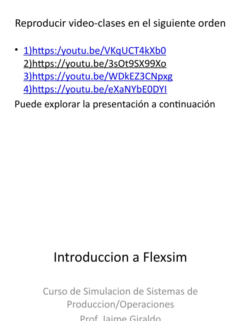 Curso de Simulación con FlexSim | PDF | Simulación | Informática