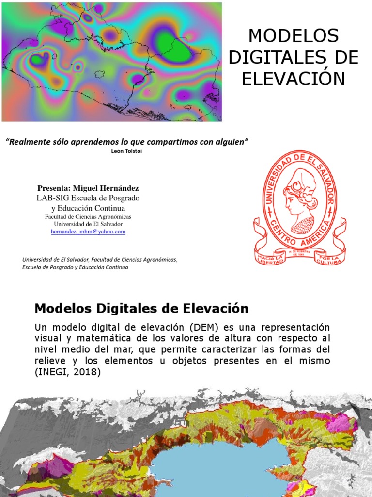 Modelos Digitales de Elevación en QGIS | PDF | Análisis de regresión ...