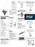 Instrucciones DM TEC PA1 Detector de Movimiento de Techo Dinuy