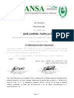 Certificado ANSA