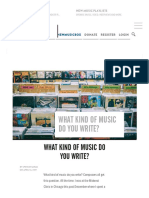 What Kind of Music Do You Write - NewMusicBox