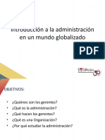 Introducción A La Administración en Un Mundo Globalizado