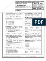 2do Año - Material - Quimica - Iv Bimestre - Tema - Configuración Electronica