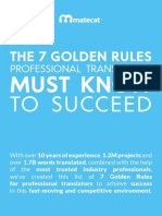 Golden Rules For TRANSLATION