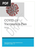 Texas COVID-19 Vaccine Distribution Plan