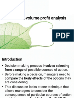 SMA - Chapter Seven - Cost-Volume-Profit Analysis