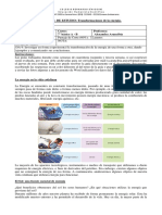 Transformaciones de la energía en la vida cotidiana