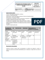 E-003-Jpm Estandar de Seguridad para La Operacion de Cortadora de Adobe