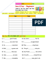 Present Tense Have Has Beginners Grammar Guides - 129349