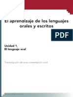 Transcripcion Conversacion Oral