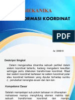 Materi transformasi sistem koordinat