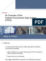 An Overview of The Federal Procurement Data System (Fpds