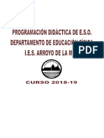 Prog. E.S.O. 2018-19 Ies Arroyo PDF