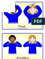 Head Shoulders Knees and Toes Visual Aids PDF