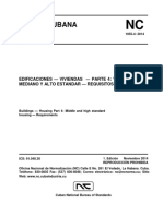 Norma Cubana 1055-4, Vivienda de Mediano y Alto Estandar