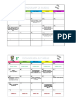 Cronograma de Tareas 8° Iii