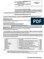 Examen Economía 2020 Selectividad Andalucía