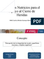 Nutrición para el cierre de heridas