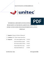 Informe CMMS ALCOSA