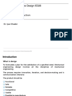 Elements of Machine Design IE326: Dr. Iyas Khader