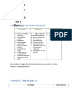 Criterios de Framinghan Fisiopatologia