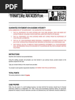 Activity 1.3 - Think Like An Auditor