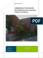 Plan de Emergencia y Evacuación Dr. Hernán Alessandri 644 Providencia PDF