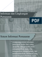 Informasi Dan Lingkungan Pemasaran