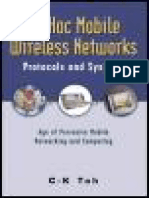 Ad Hoc Mobile Wireless Networks Protocols and Systems by Chai K Toh PDF