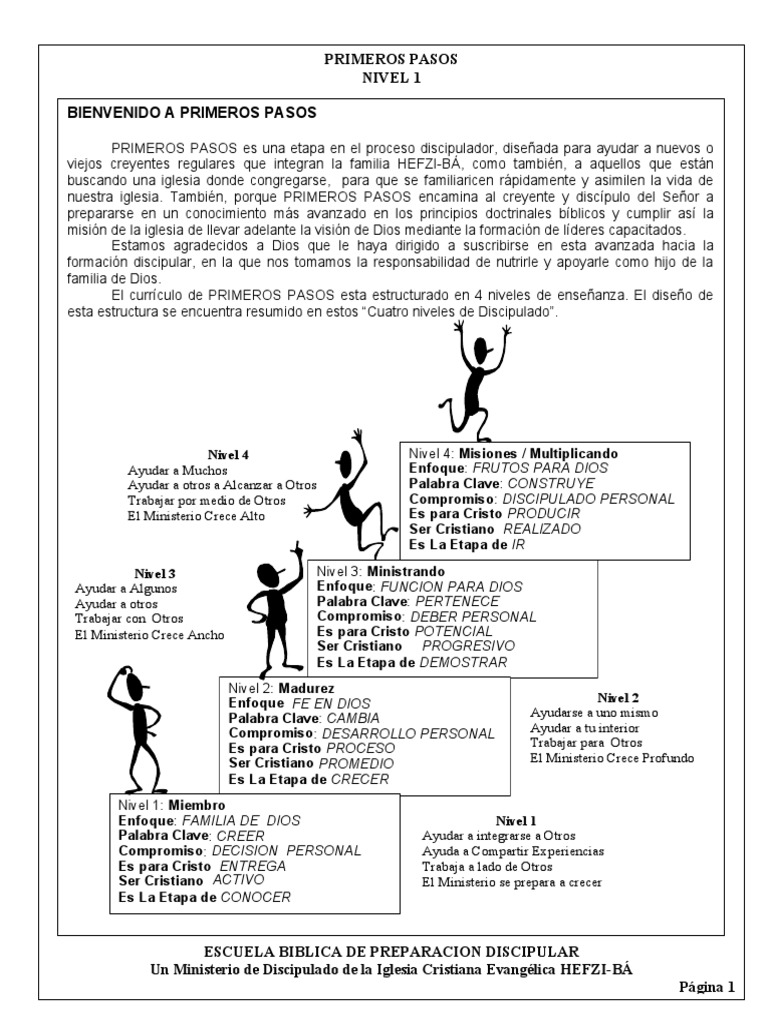 Ebpd Primeros Pasos Nivel I Maestro Bautismo Salvacion