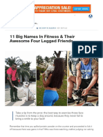 11 Big Names in Fitness & Their Awesome Four Legged Friends - Muscle & Strength