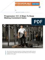 Progression 101 - 8 Ways To Keep Making Consistent Gains - Muscle & Strength