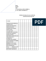 Formato para Evaluaci N de Exposiciones Orales PDF