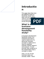 Introductio N: What Is A Business Development Feasibility Study?