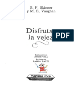 Disfrutar La Vejez - B. F. Skinner y M. E. Vaughan PDF