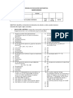 PRUEBAS FORMATIVA QUINTO Operaciones Naturales2020 PDF