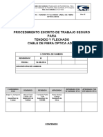 A&Q-SGC-PETS-7.0-007 PETS-Tendido y Flechado Cable de Fibra Óptica ADSS