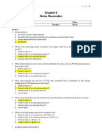 Quiz Chapter 5 Notes Receivable PDF