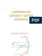 Física - Imágenes en Espejos y Lentes Esféricos (CepreUni 2019-I) PDF