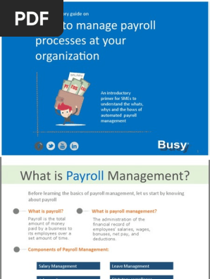 Payroll management