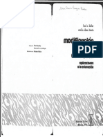 Modificación de Conducta Aplicaciones A La Educación - Fred Keller y Emilio Ribes PDF