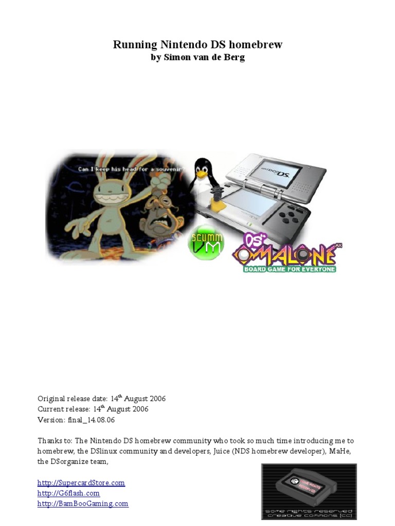 DS Homebrew Guide for Beginners | PDF | Secure Digital | Flash Memory