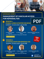 Invitation Webinar Management of Vascular Access For Hemodialysis PDF