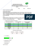 PARCIAL I - ESTADÍSTICA DESCRIPTIVA - UPC 2020-2 Tendencia Central Posición Dispersión