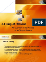 An Overview of The Process of E-Filing of Returns